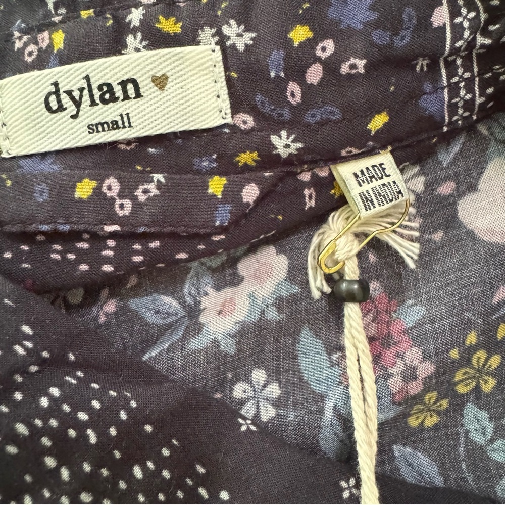 Dylan Patchwork Floral One Pocket Button Front To… - image 4